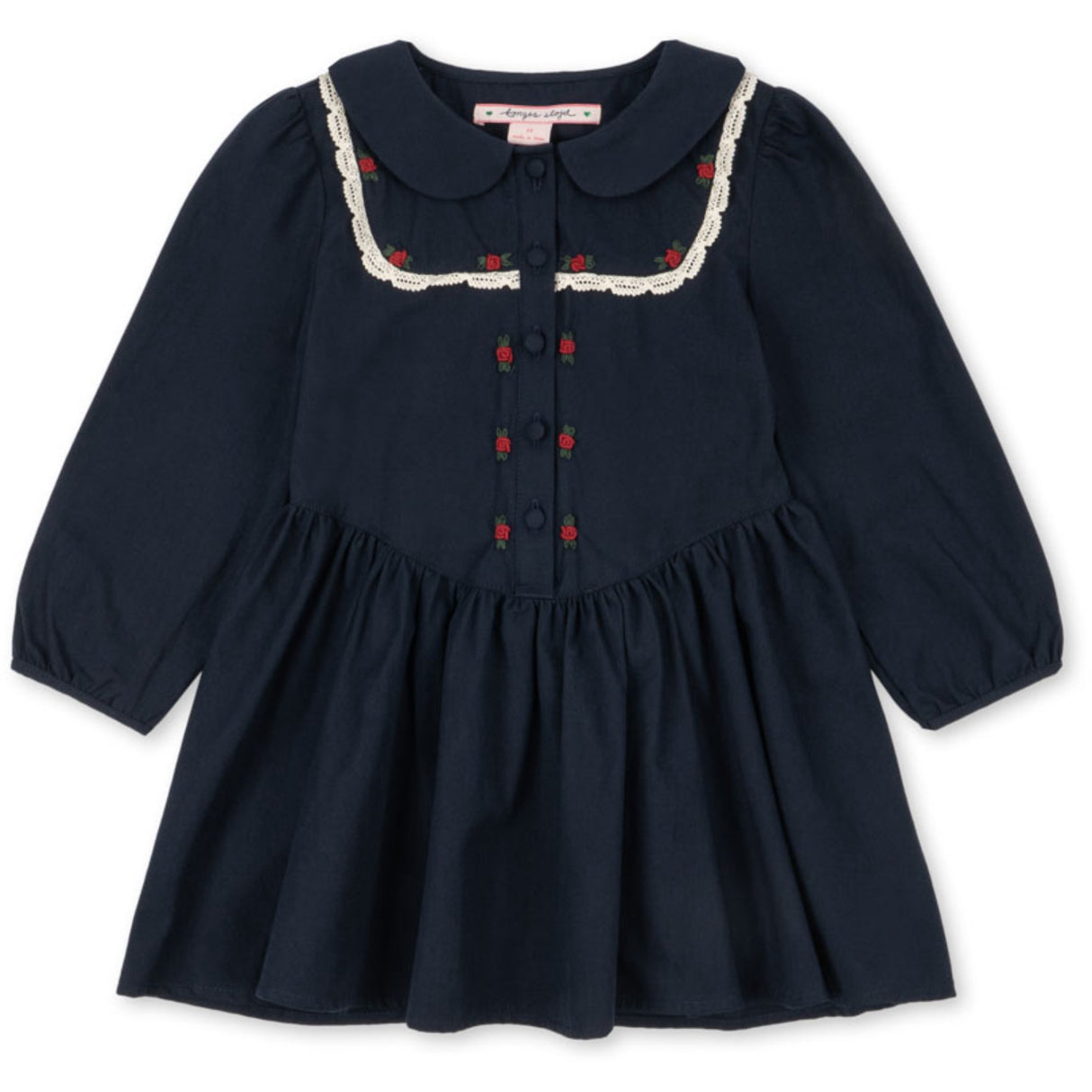 Konges Sløjd Dark Navy Emmy Klänning Gots