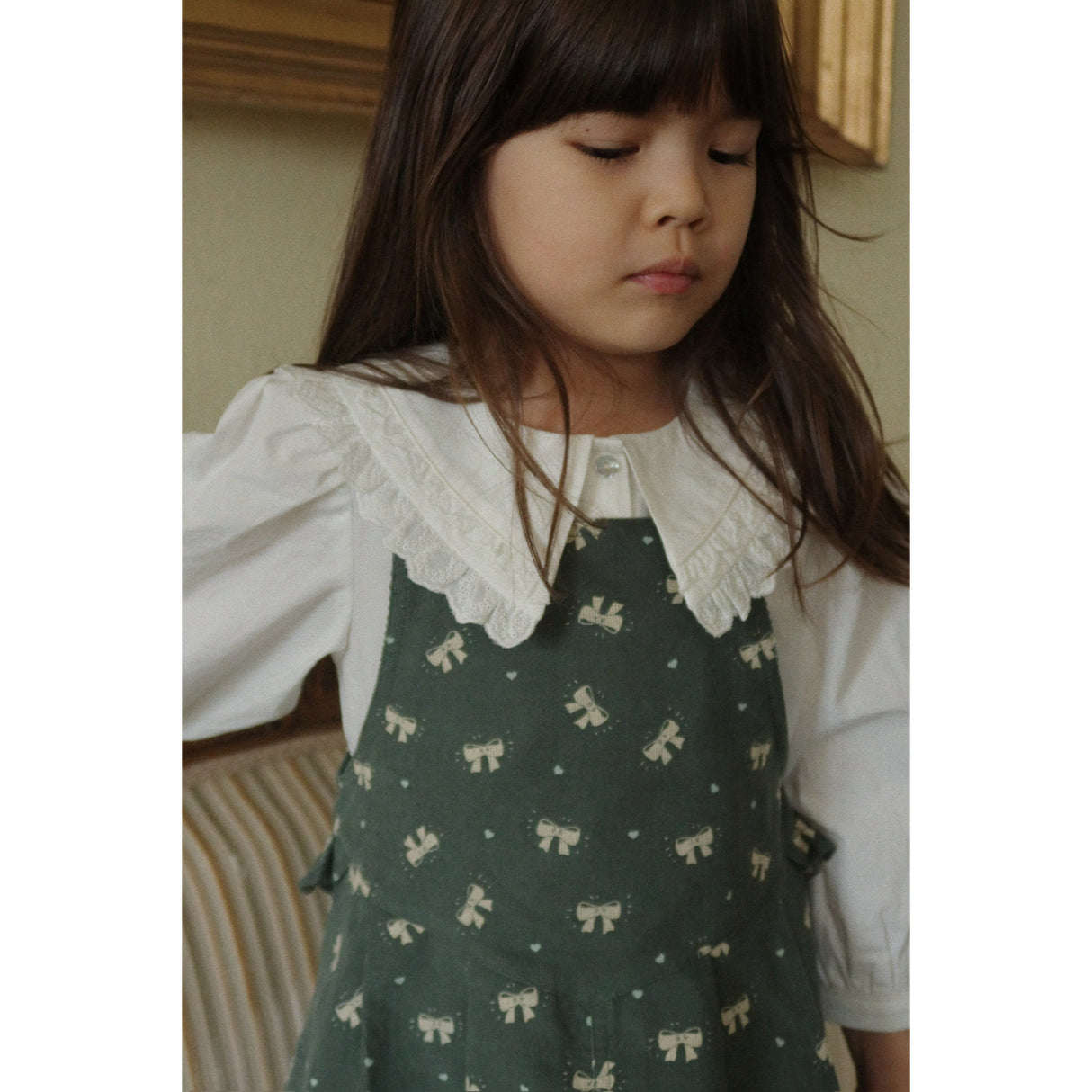 Konges Sløjd Optic White Coeur Krage Skjorta Gots