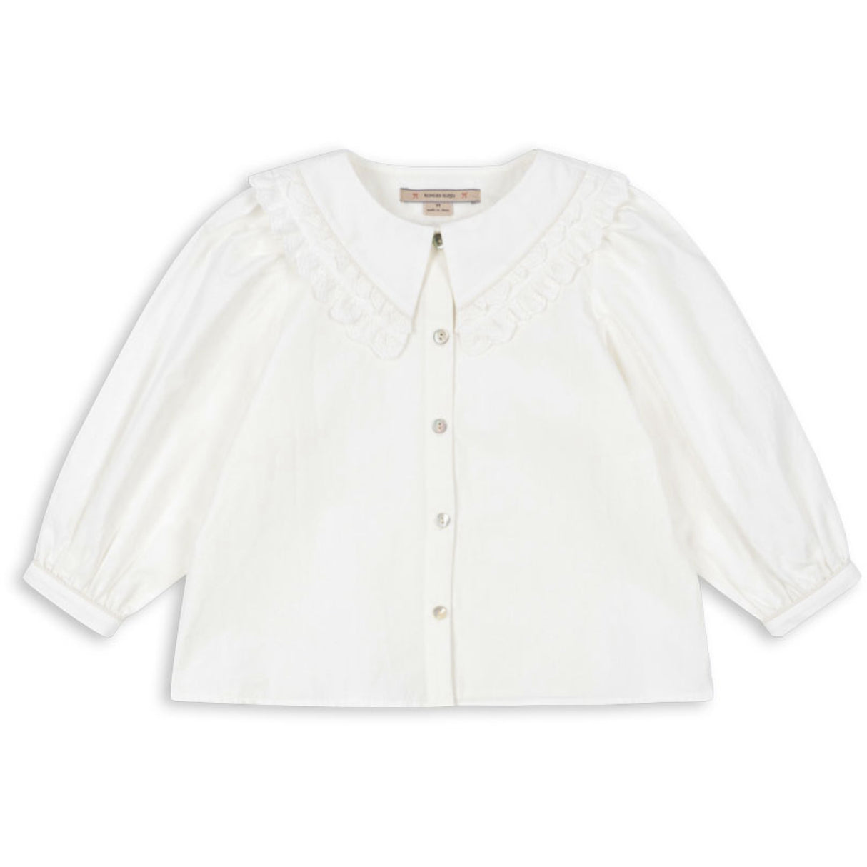 Konges Sløjd Optic White Coeur Krage Skjorta Gots