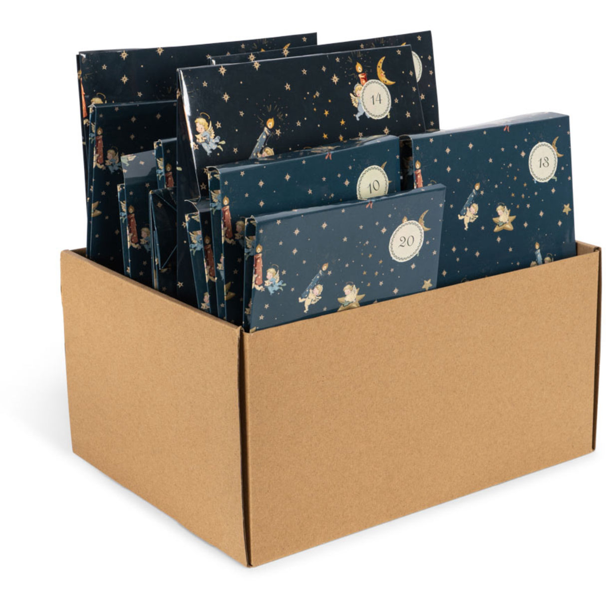 Konges Sløjd Blue Christmas Calendar Med 24 Gifts