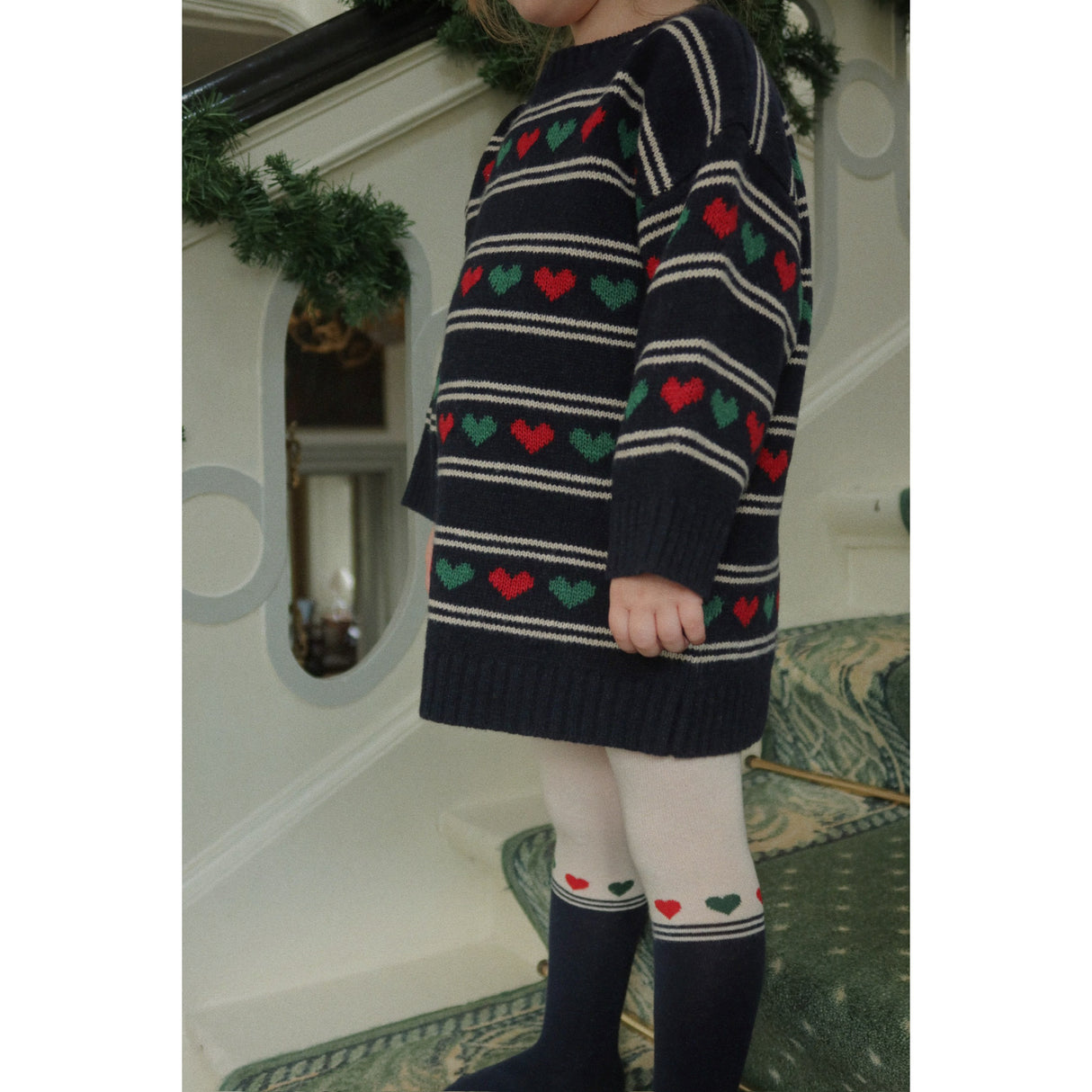 Konges Sløjd Heart Belou Stickad Klänning