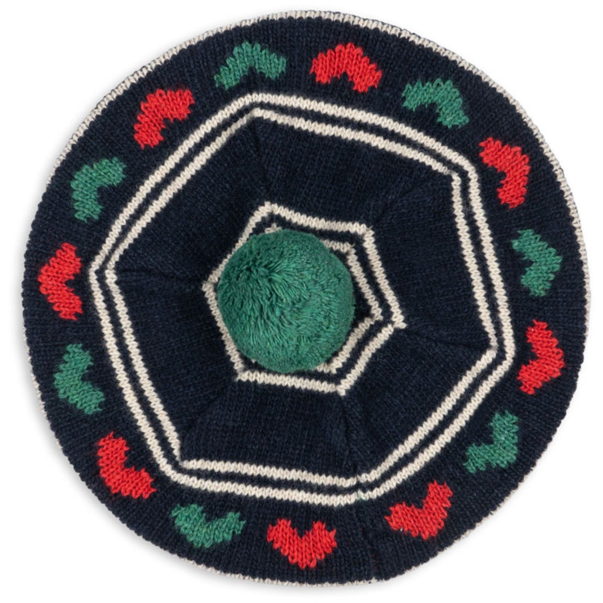 Konges Sløjd Heart Belou Stickad Beret