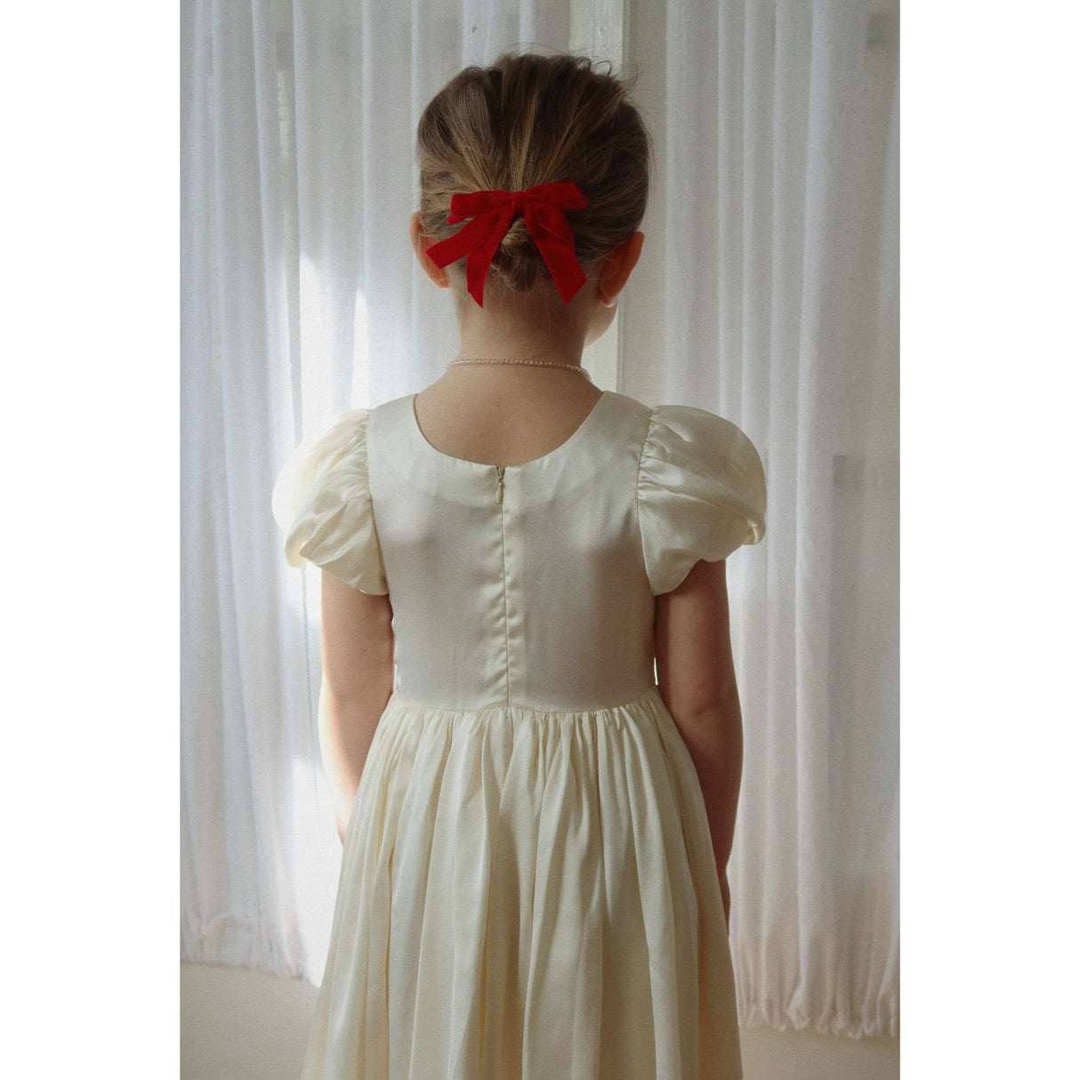 Konges Sløjd Barbados Cherry 2 Pack Sammet Dubbel Rosett Hair Clips