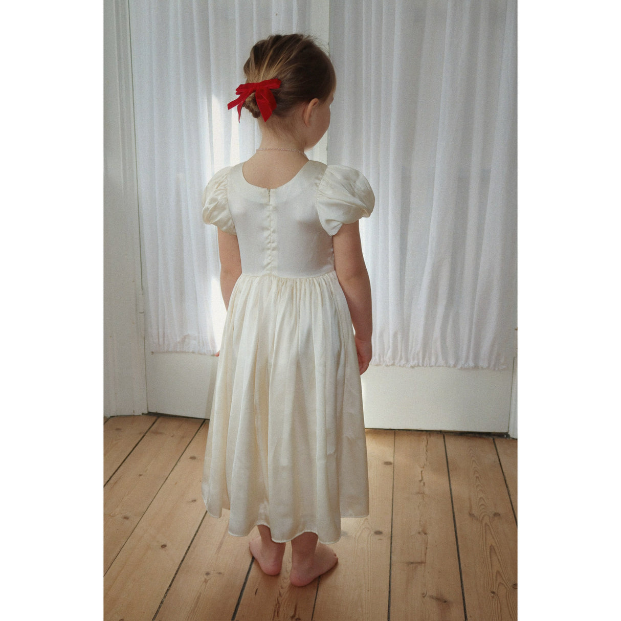 Konges Sløjd Barbados Cherry 2 Pack Sammet Dubbel Rosett Hair Clips