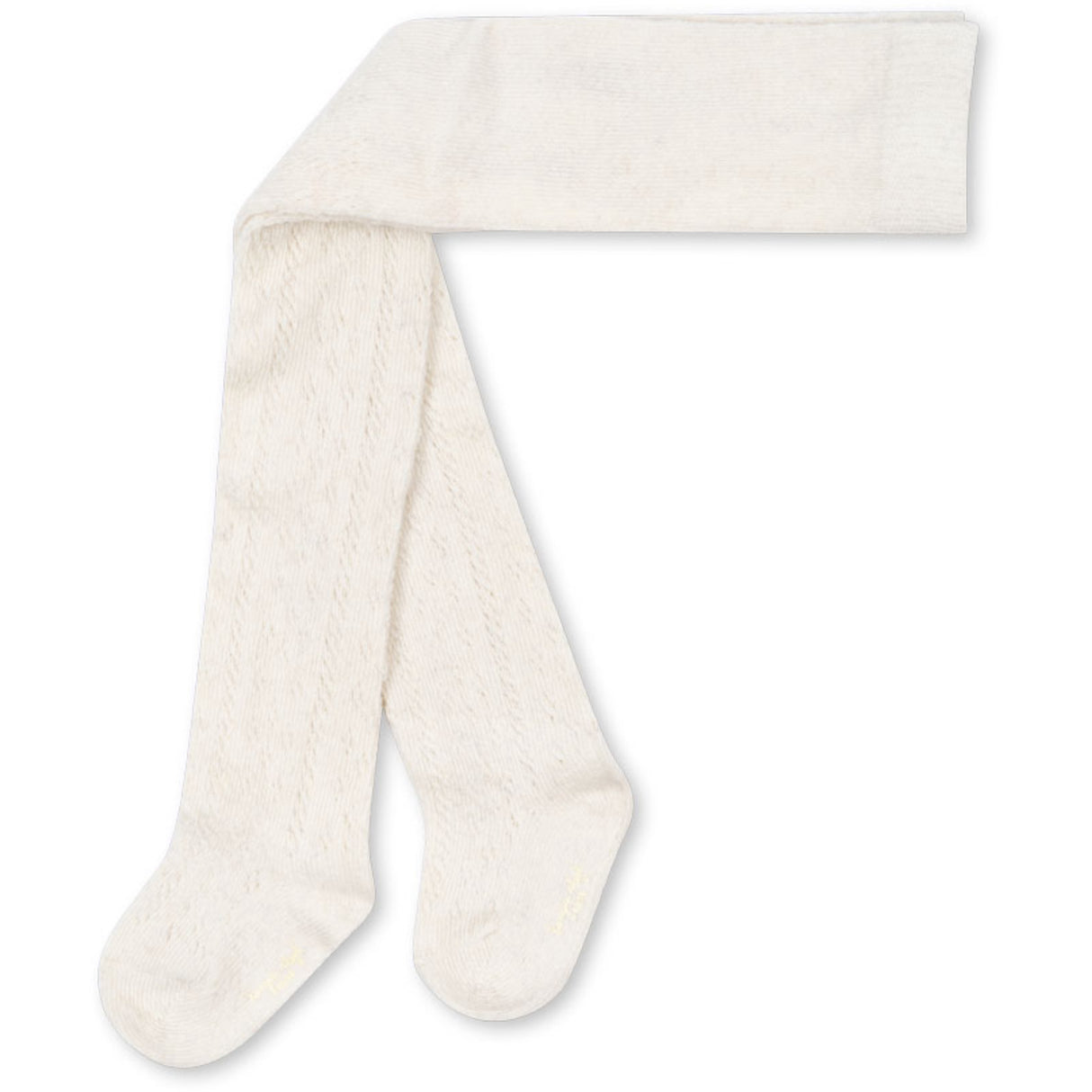 Konges Sløjd Off White Ull Pointelle Strumpbyxar