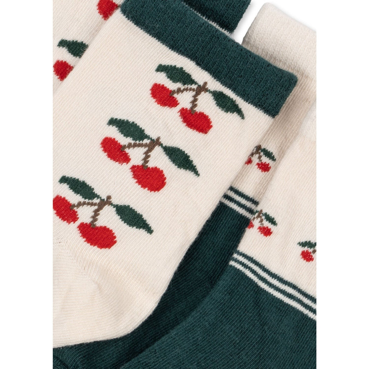 Konges Sløjd Cherry Mix 2 Pack Jaquard Strumpor