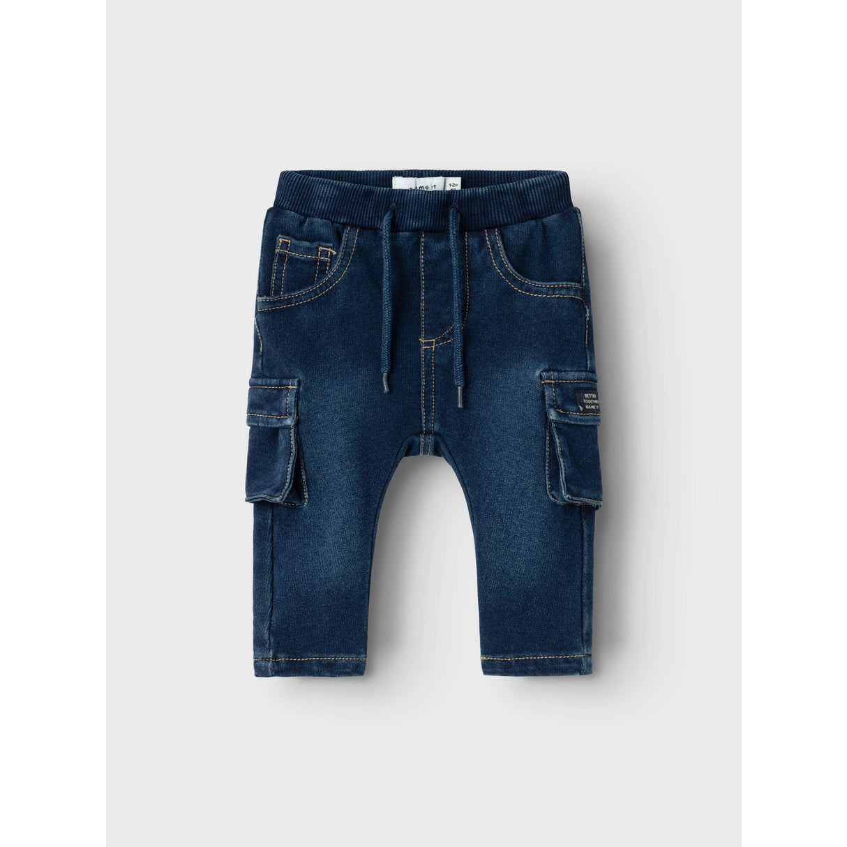 Name It Dark Blue Denim Ben Bag Sweat Cargo Jeans Noos