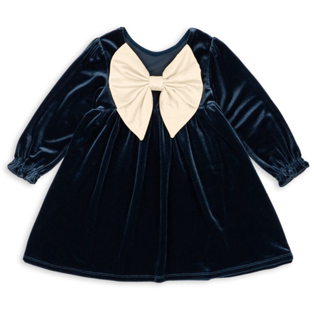 Konges Sløjd x Luksusbaby Navy Blazer Gia Rosett Klänning Grs