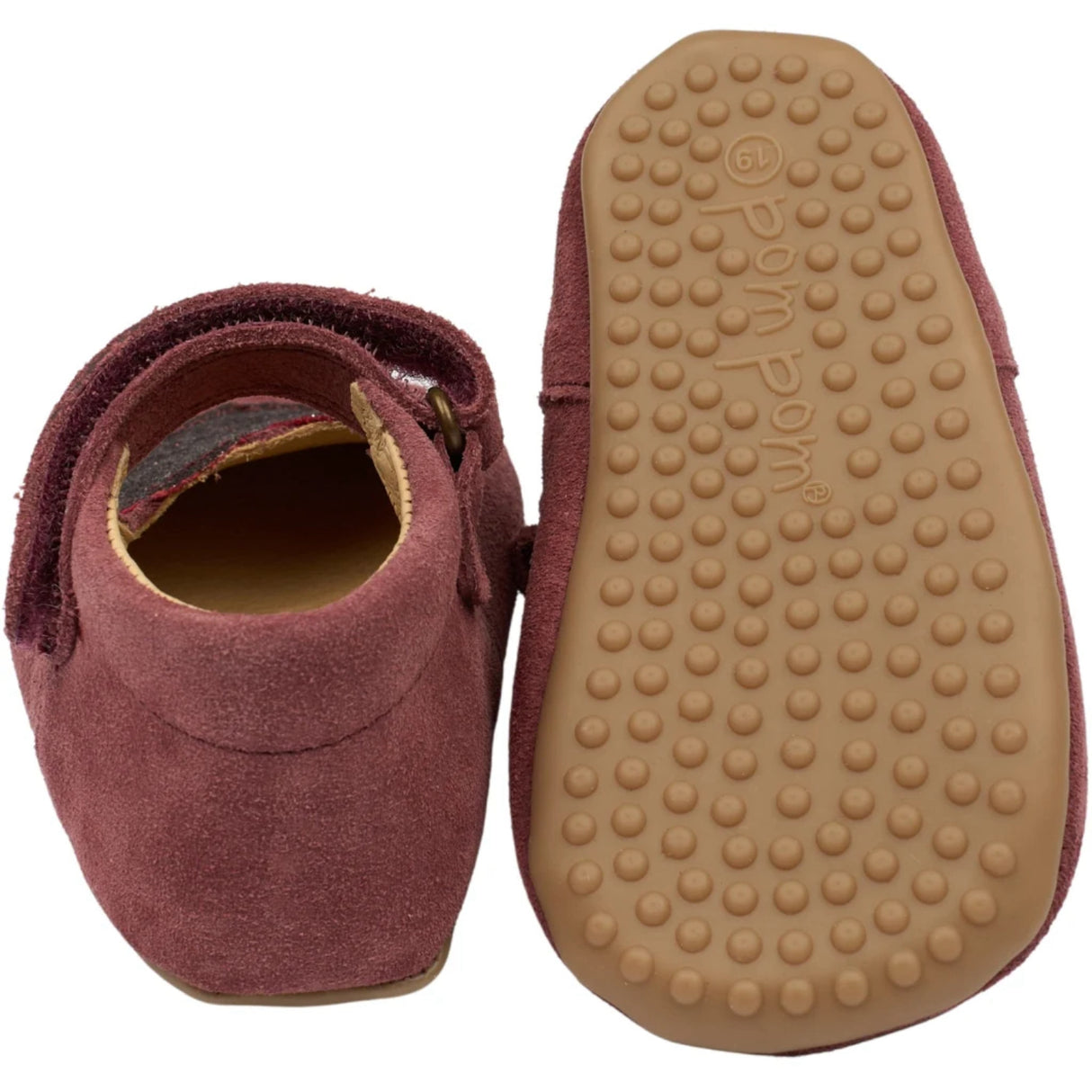 Pom Pom Dark Burgendy Nybörjarskor Ballerinaskor Heart