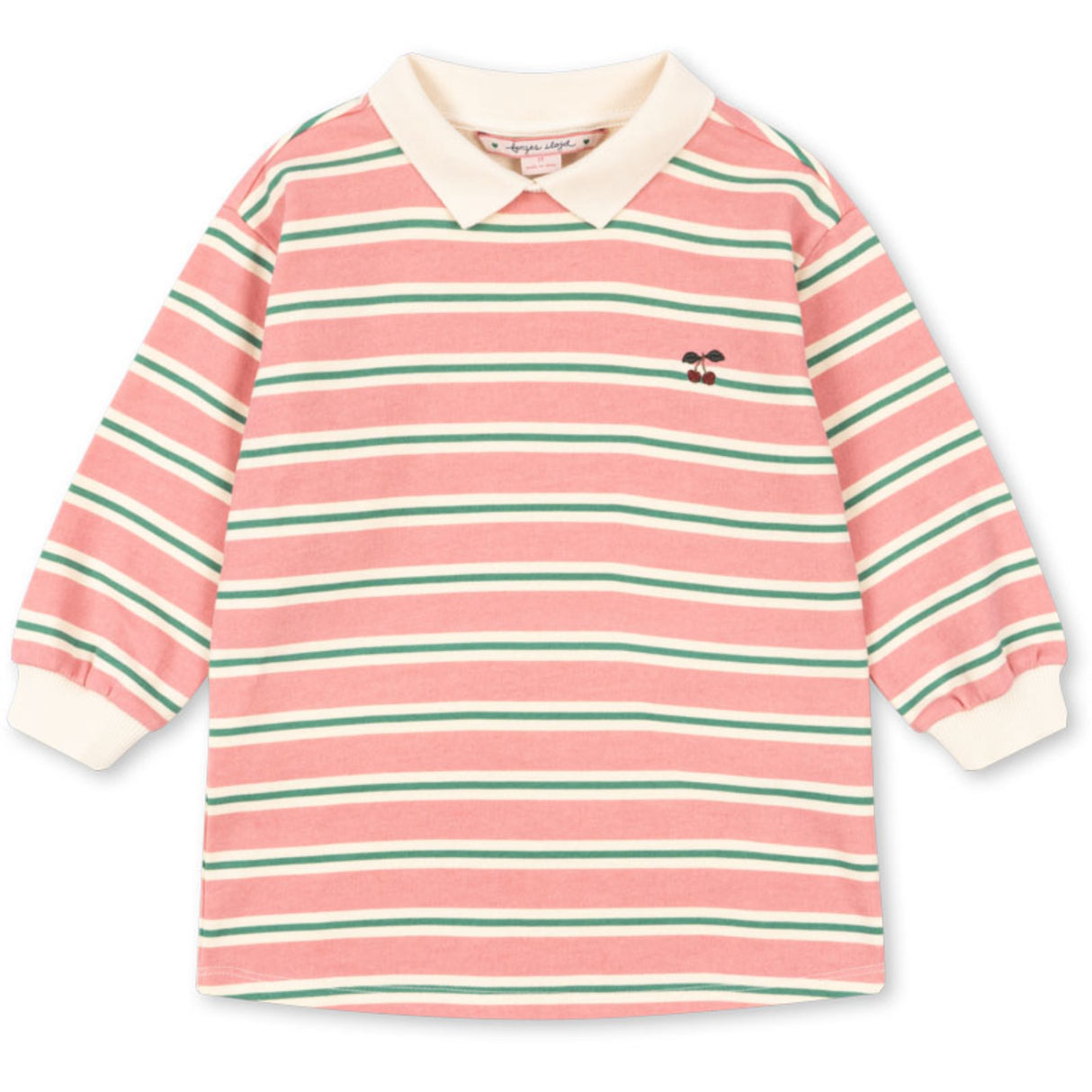 Konges Sløjd Blush Bound Stripe Spotty Ls Klänning Gots