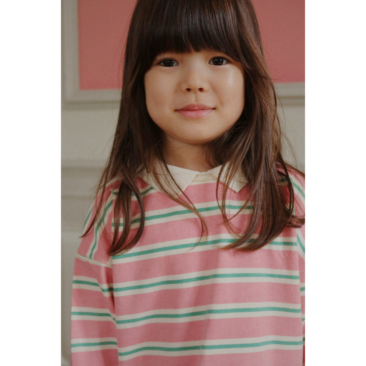 Konges Sløjd Blush Bound Stripe Spotty Ls Pikétröja Gots