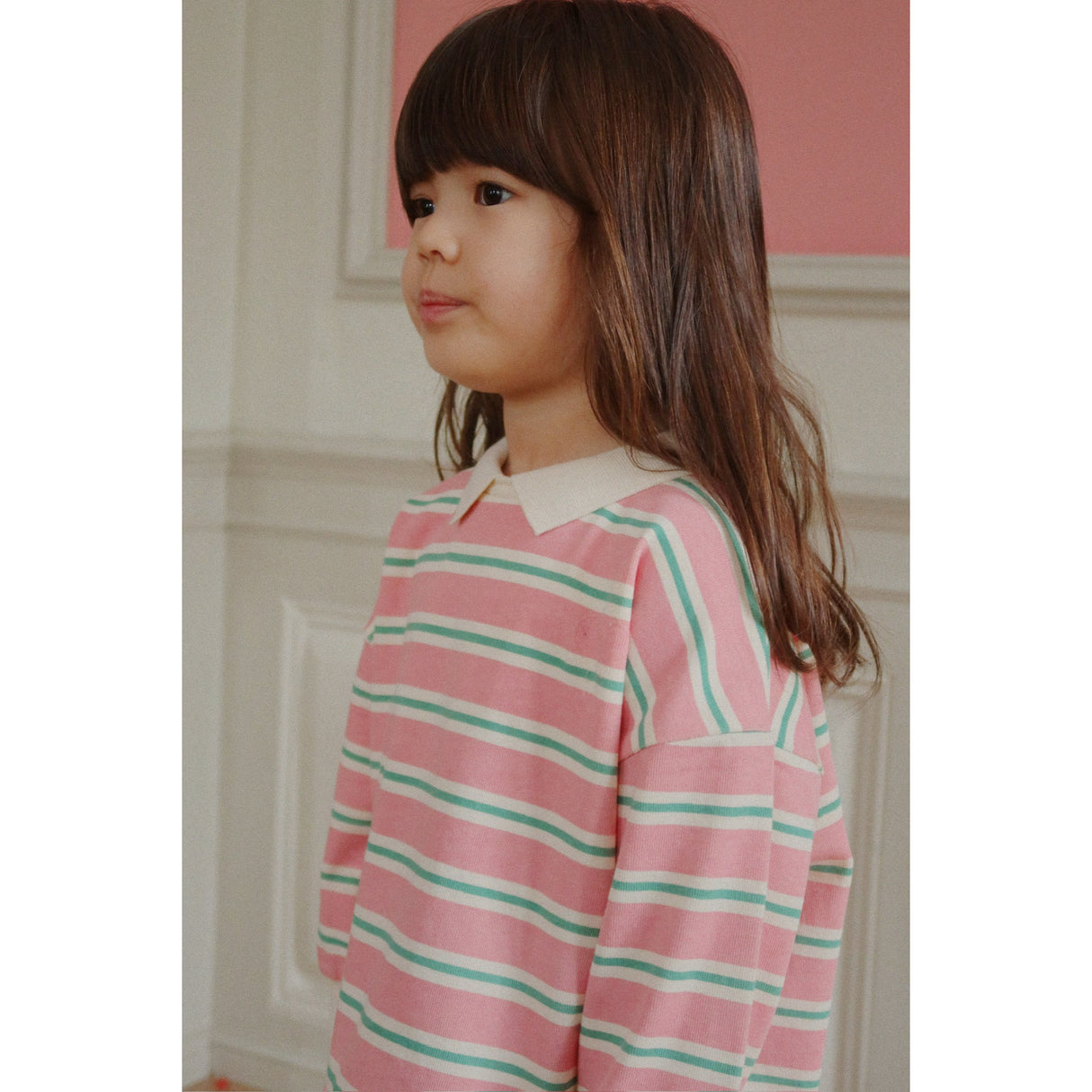 Konges Sløjd Blush Bound Stripe Spotty Ls Pikétröja Gots