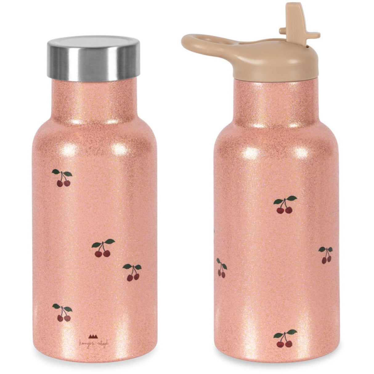 Konges Sløjd Cherry Glitter Glitter Thermo Flaska