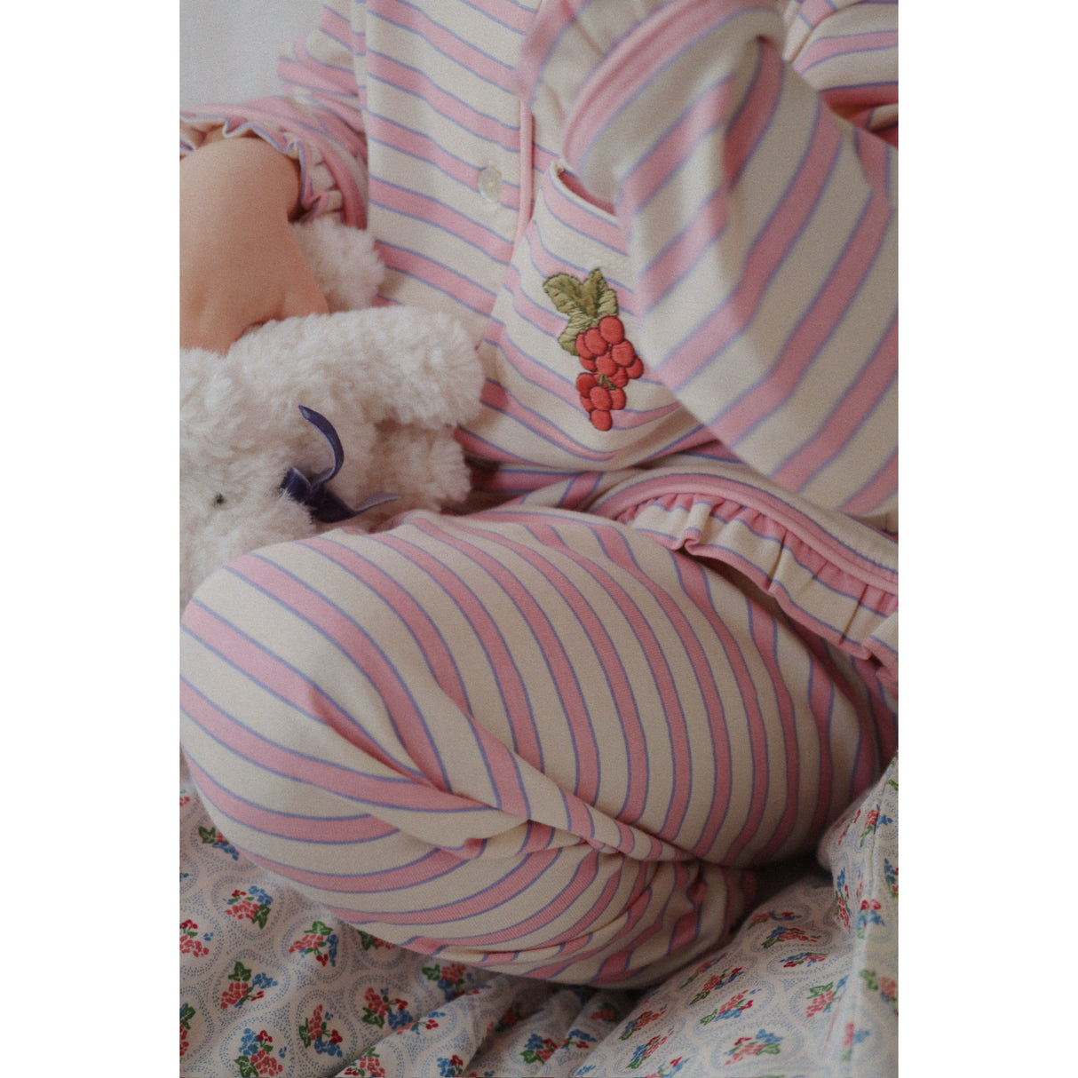 Konges Sløjd Lolly Stripe Pio Frill Sett Gots