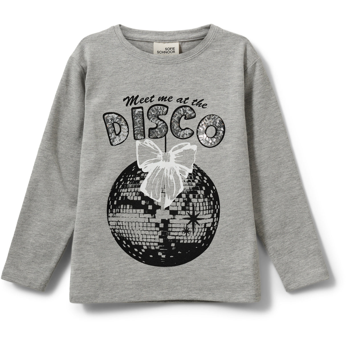 Sofie Schnoor Grey Melange PenillaSK T-shirt Long Sleeve
