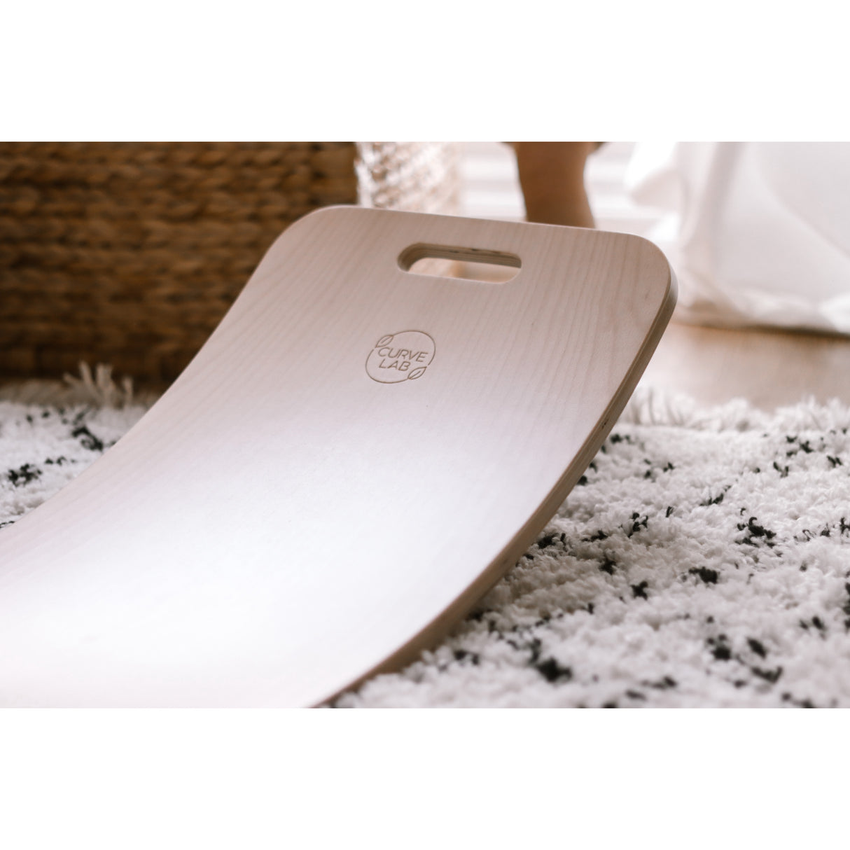 Curve Lab Grey Perfect Arc Balance Board Felt