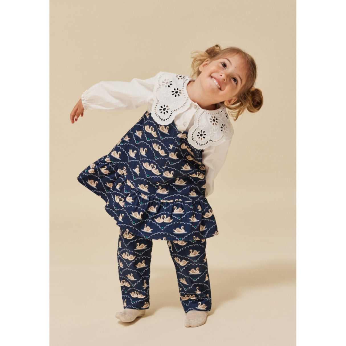 Konges Sløjd x Luksusbaby Swan Fen Klänning Gots