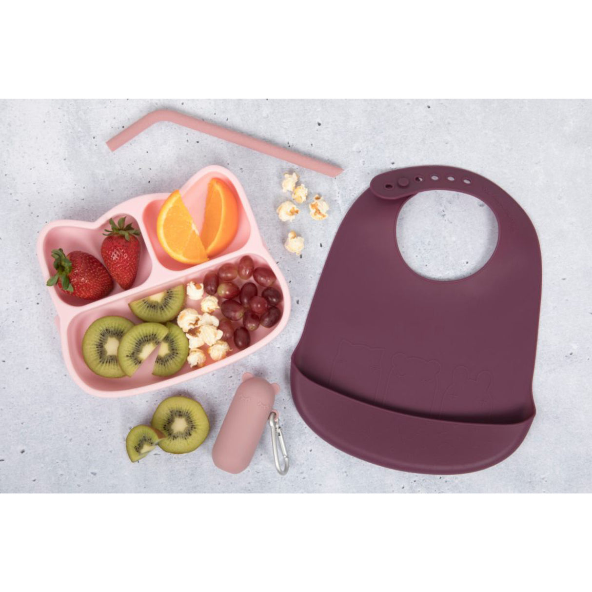 We Might Be Tiny Blomme & Lyselilla 2-Pack Haklapp