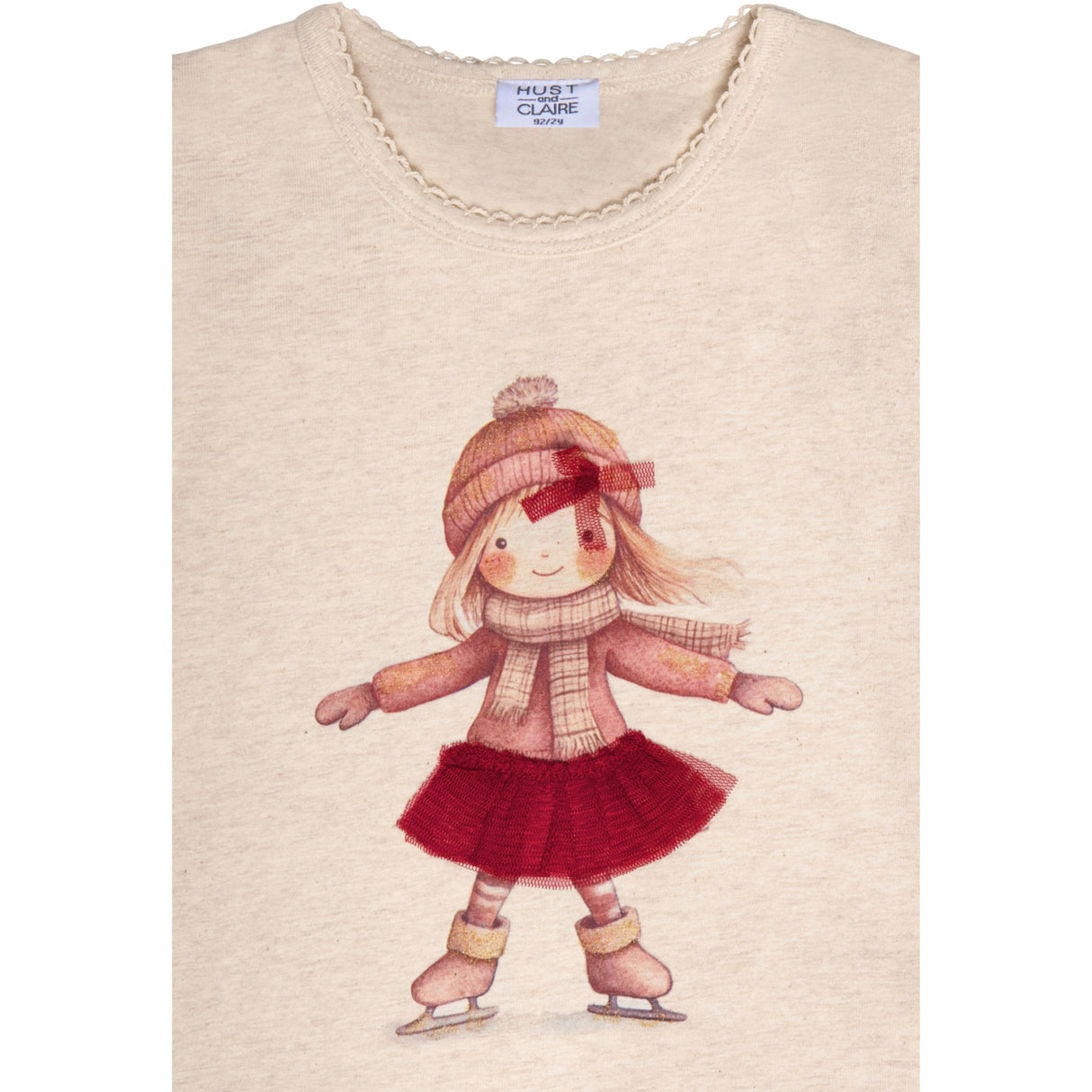 Hust & Claire Wheat Melange Alma Skating