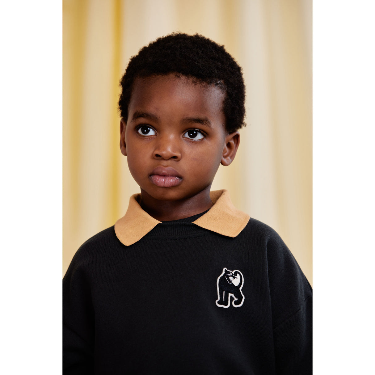 Mini Rodini Black Panther Patch Krage Sweatshirt