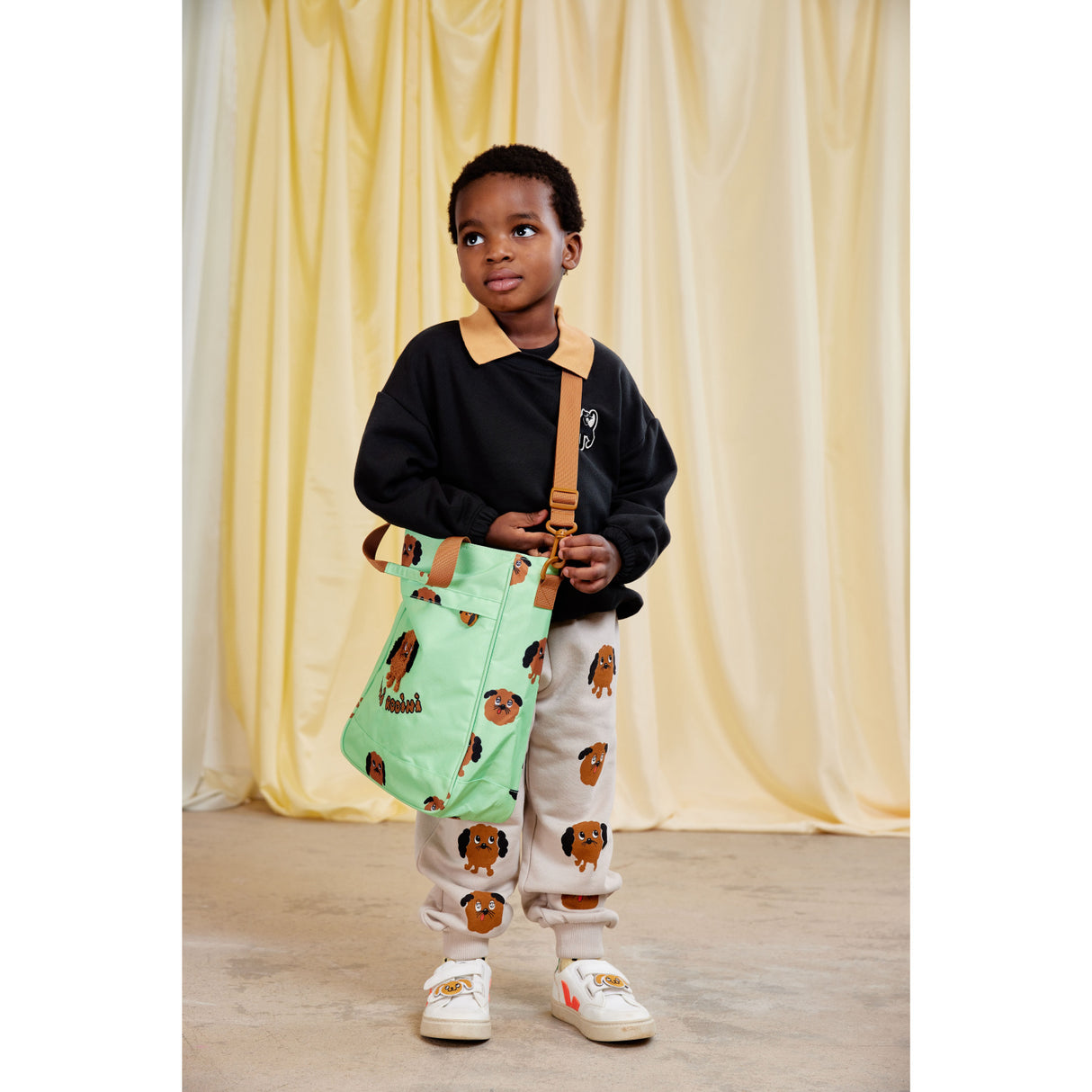 Mini Rodini Black Panther Patch Krage Sweatshirt