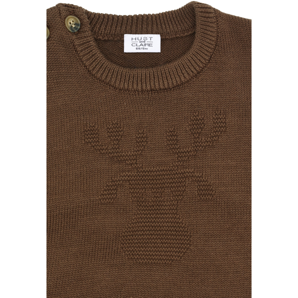 Hust & Claire Brown Stone Perry Moose