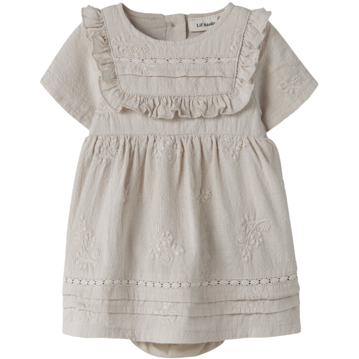 Lil'Atelier Pumice Stone Nbfferonia Ss Loose Body Klänning Lil