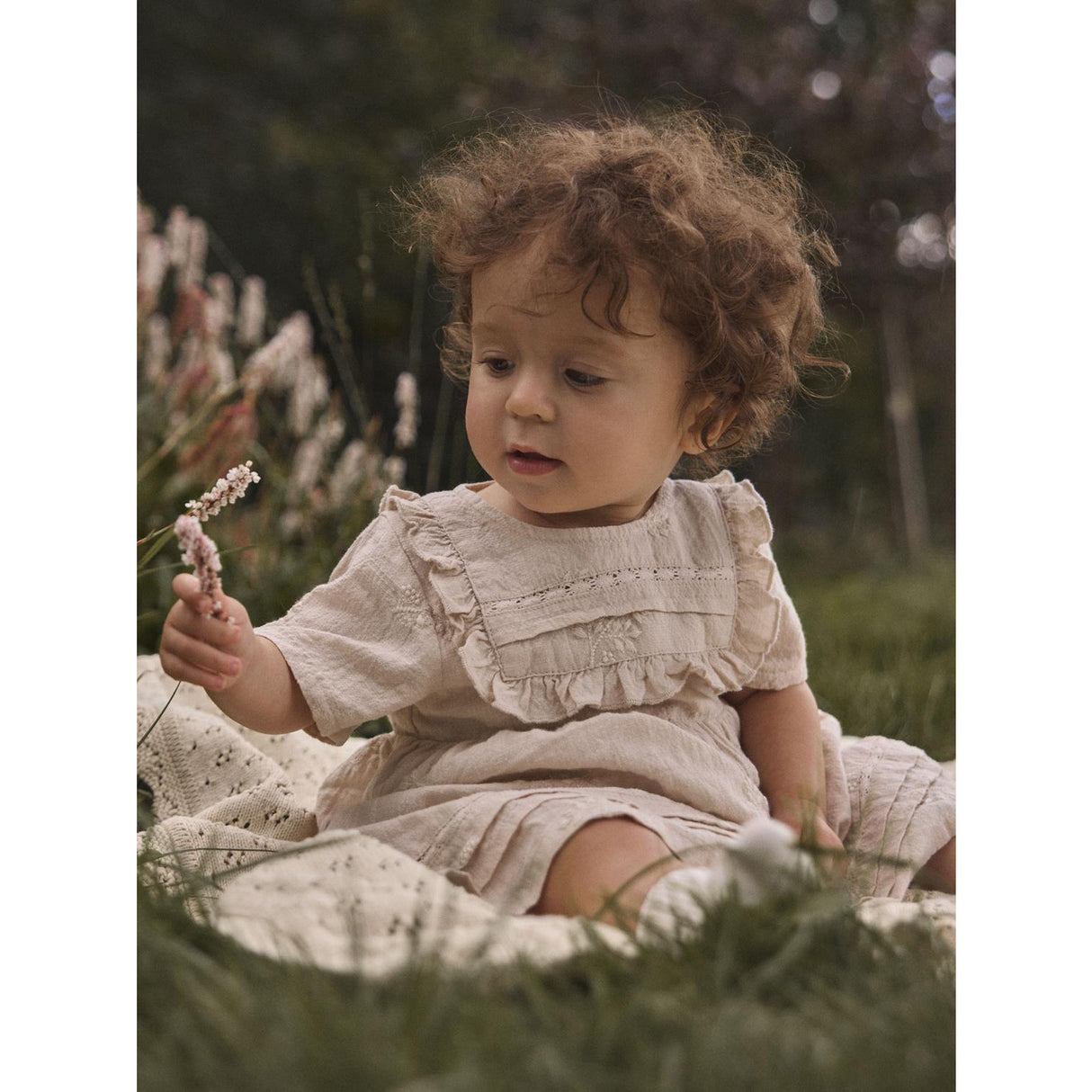 Lil'Atelier Pumice Stone Nbfferonia Ss Loose Body Klänning Lil