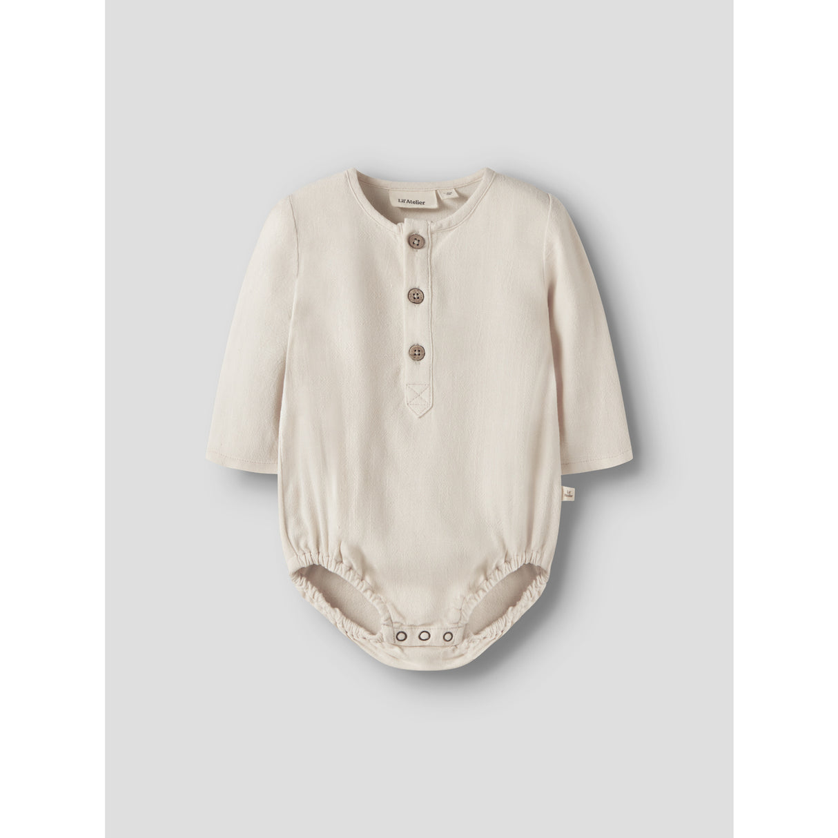 Lil'Atelier Coconut Milk Nbmfreddie Ls Loose Body Skjorta Lil