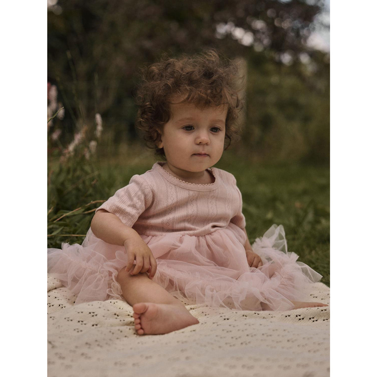 Lil'Atelier Peach Whip Nbffanella Ss Body Tyll Klänning Lil