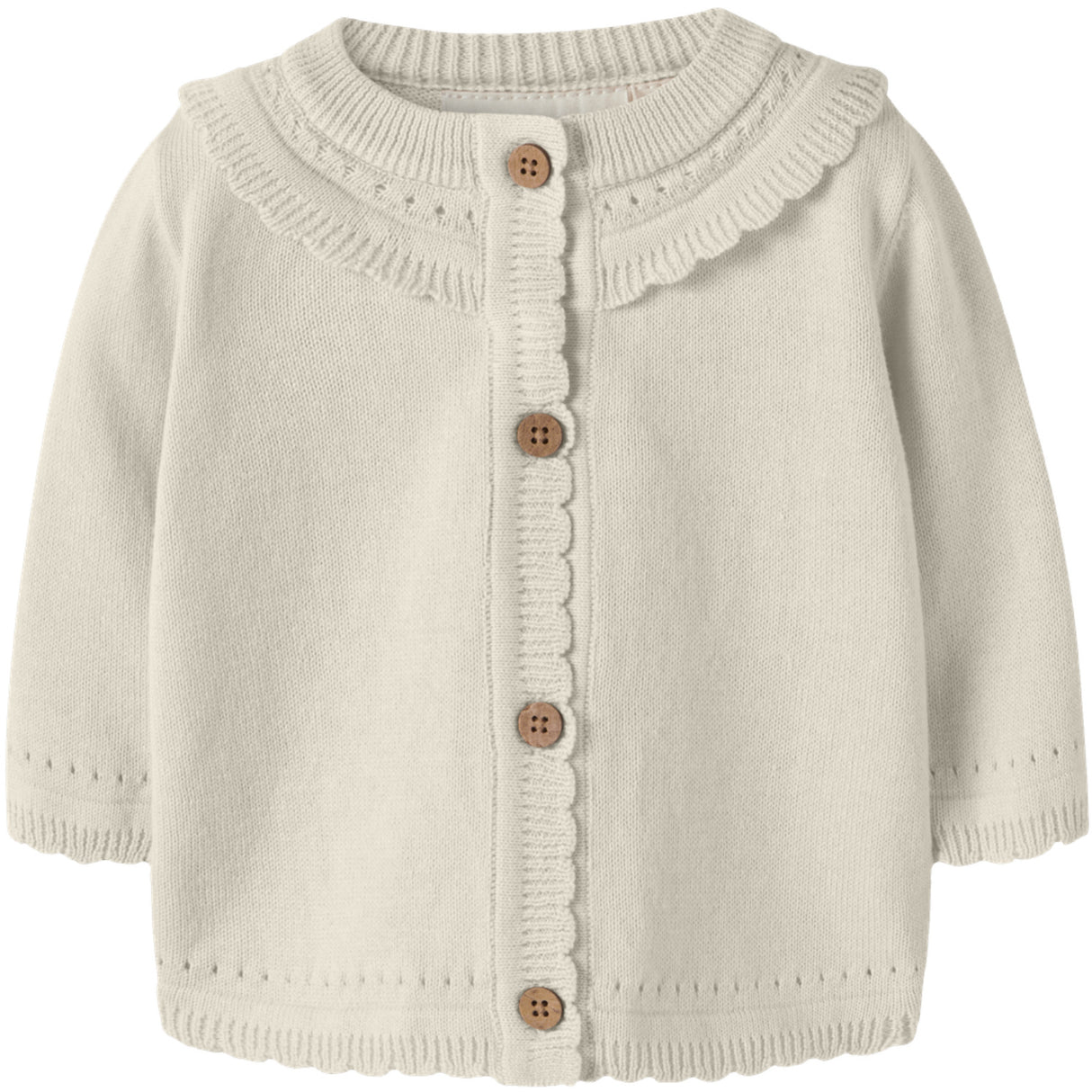 Lil'Atelier Coconut Milk Nbfhao Ls Stickad Card Lil