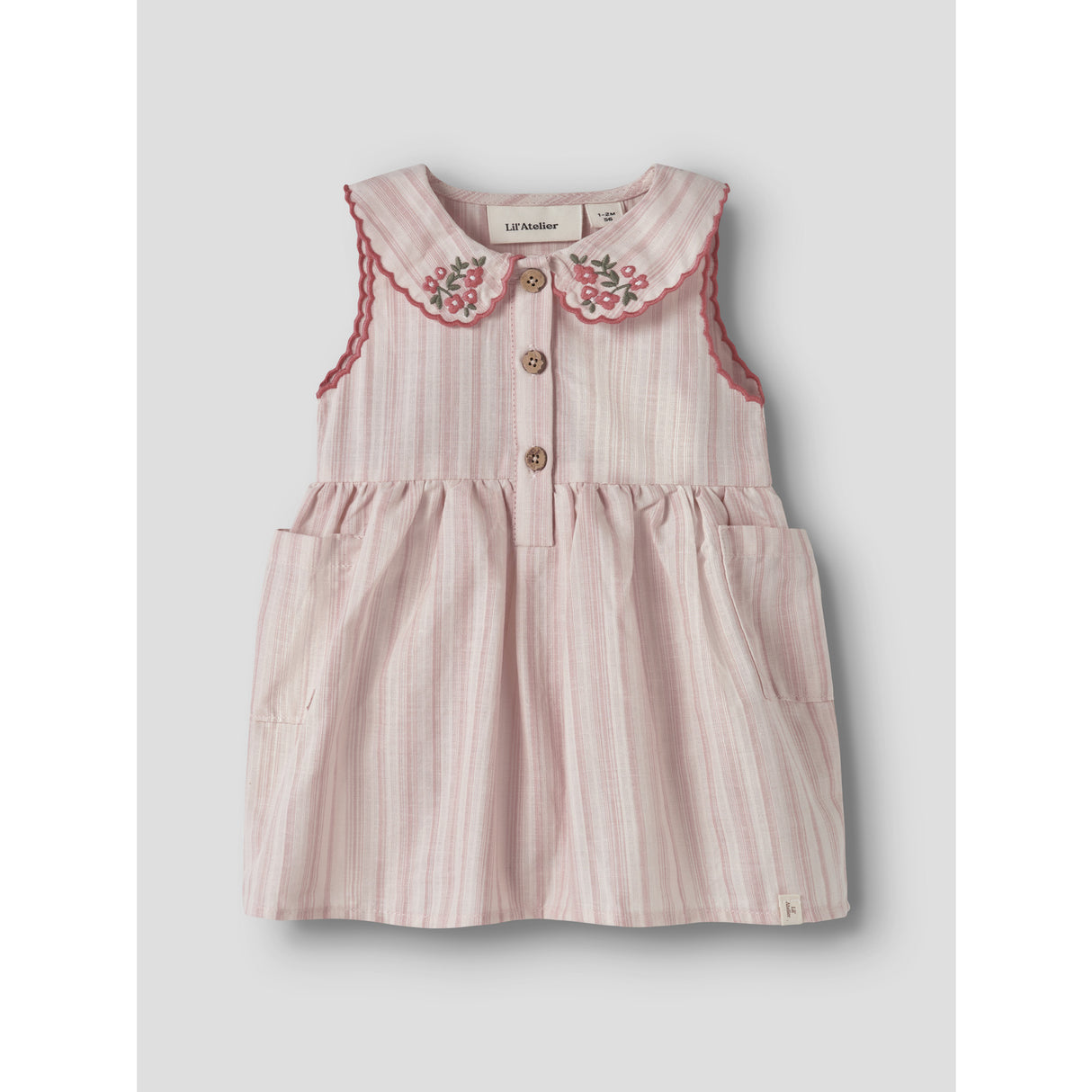Lil'Atelier Morganite Nbfjera Sl Loose Body Klänning Lil