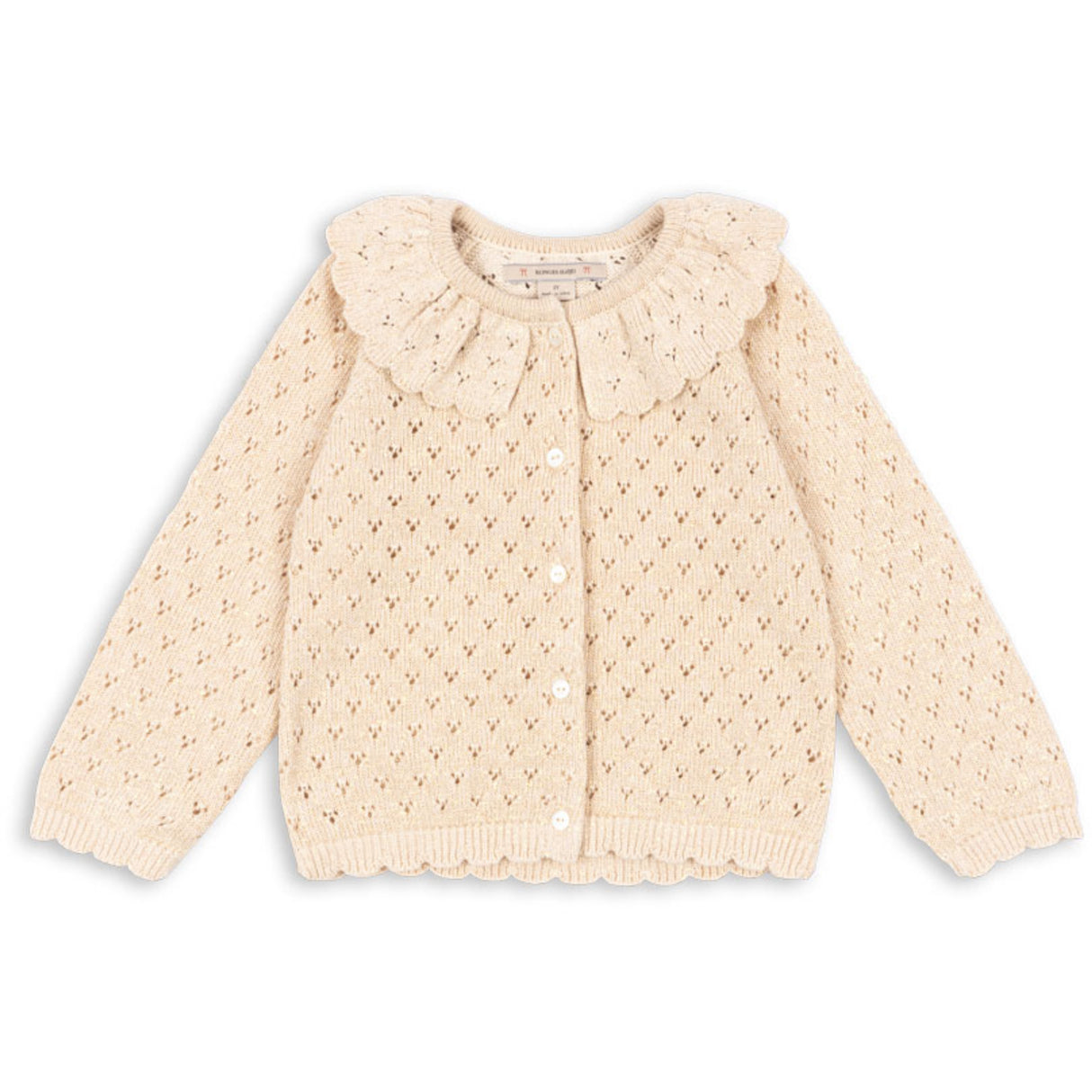 Konges Sløjd Buttercream Holiday Stickad Cardigan