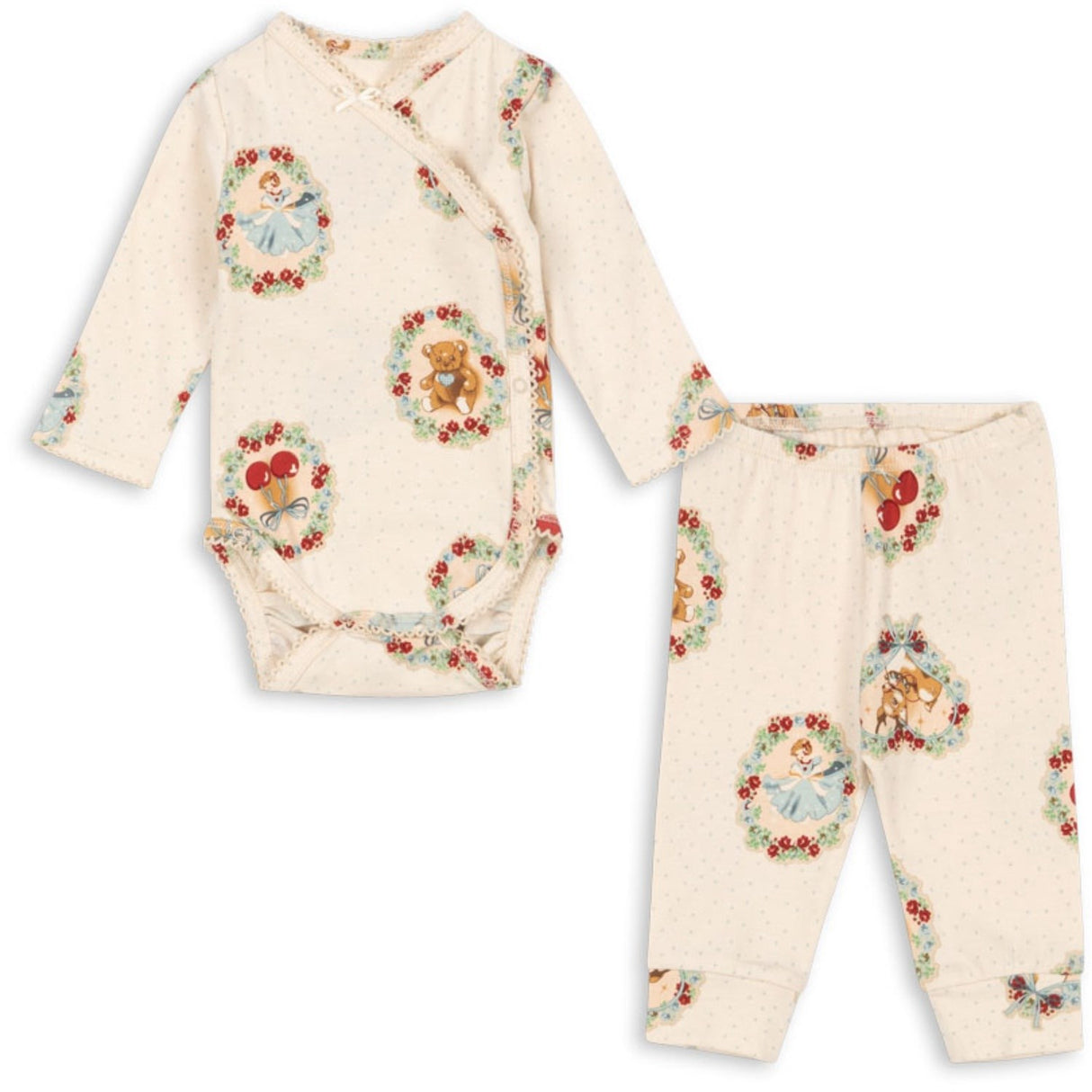 Konges Sløjd Deer Diary Basic Newborn Sett Gots