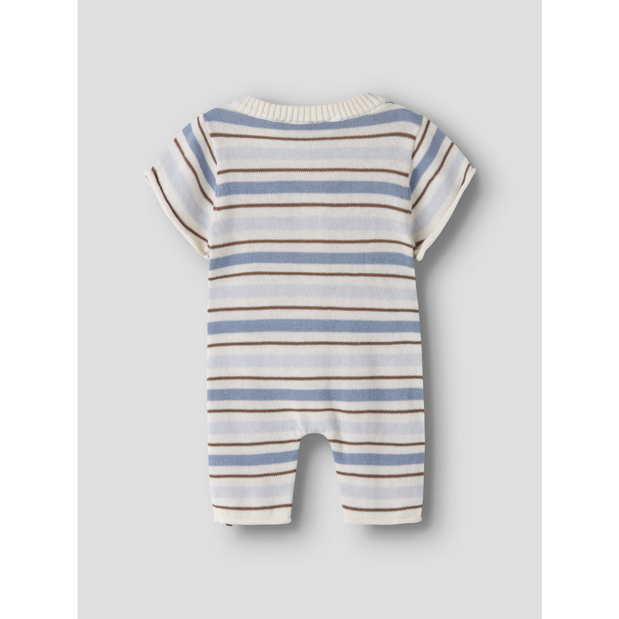 Lil'Atelier Coconut Milk Dusty Blue Nbmhito Ss Stickad Dräkt Lil