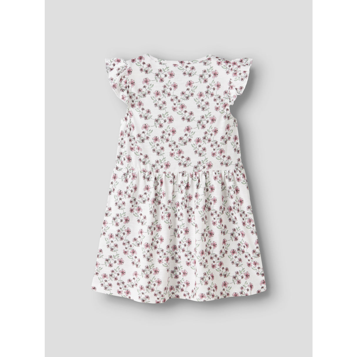 Name It Bright White Nmfhailedo Keps Sl Klänning