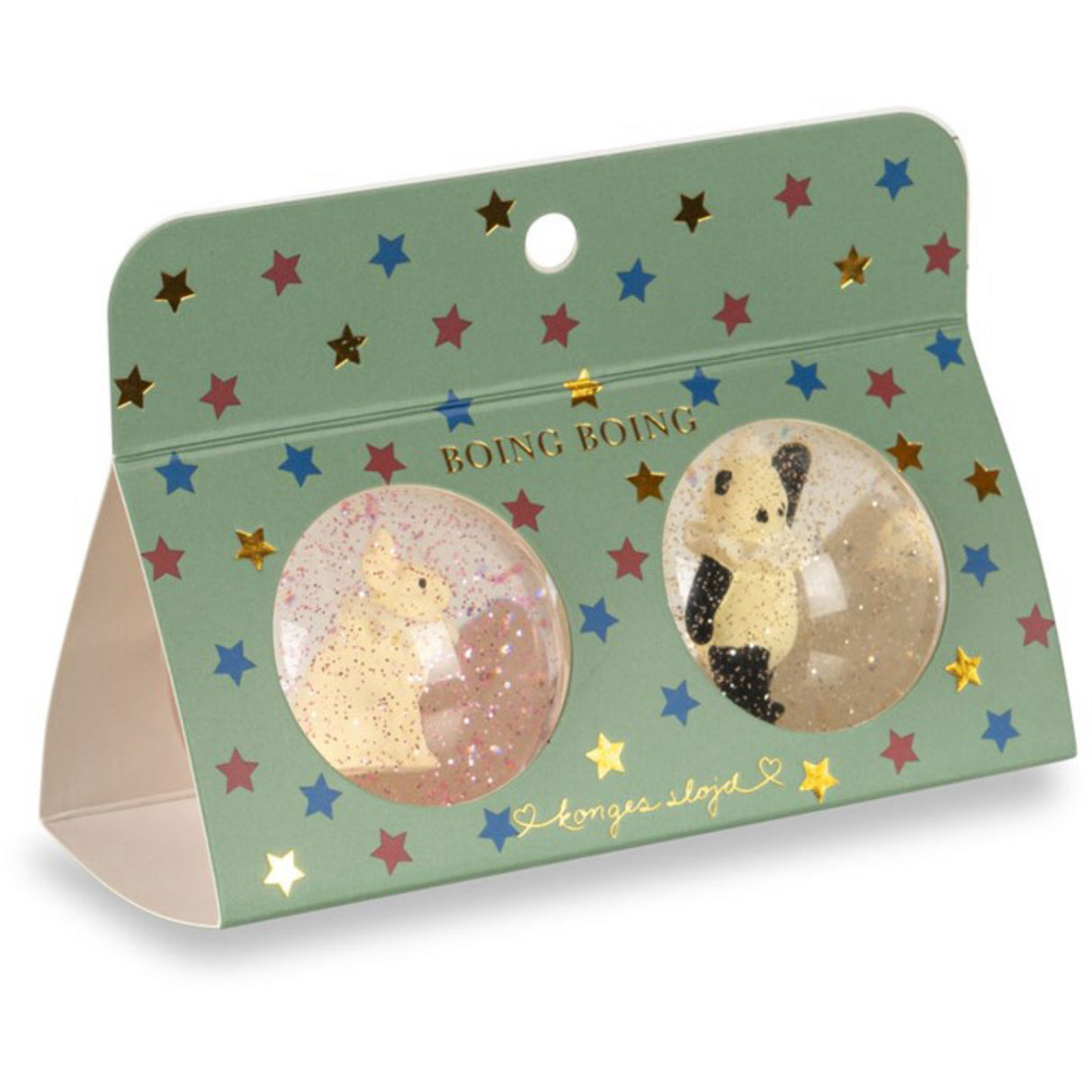 Konges Sløjd Bunny/Panda Bouncing Boll Sets