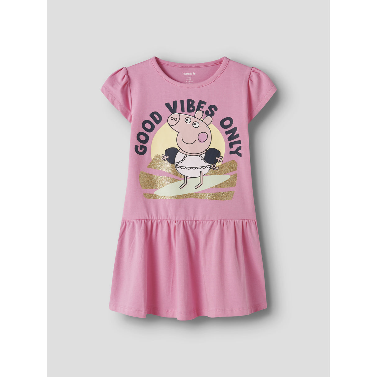 Name It Pink Drink Nmfarina Peppa Ss Klänning Cplg