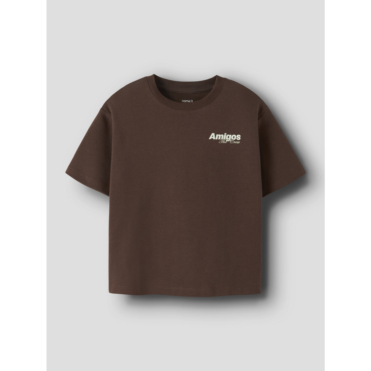 Name It Chestnut Nkmholle Ss Rlx Topp Box