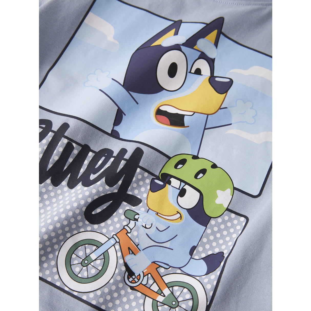 Name It Blue Fog Nmmmalih Bluey Nreg Ss Topp Sky
