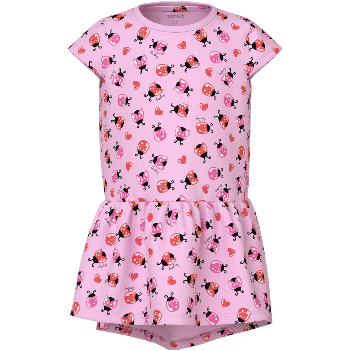 Name It Pirouette Ladybug Hearts Nmfvigga Capsl Klänning F1 Noos