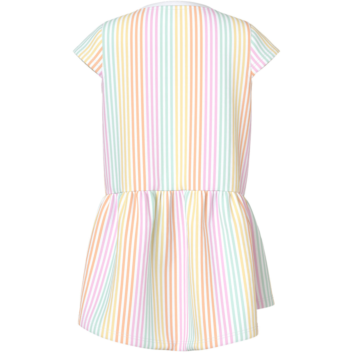 Name It Bright White Cool Stripe Nmfvigga Capsl Klänning F1 Noos