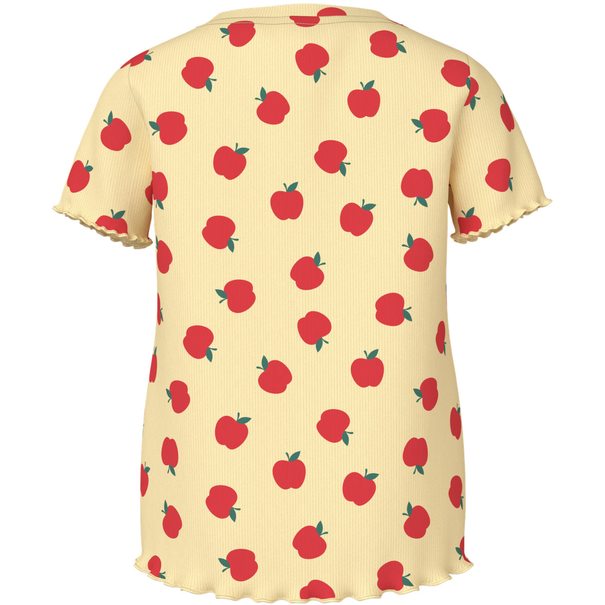 Name It Double Cream Apples Nmfvemma Aop Ss Slim Topp