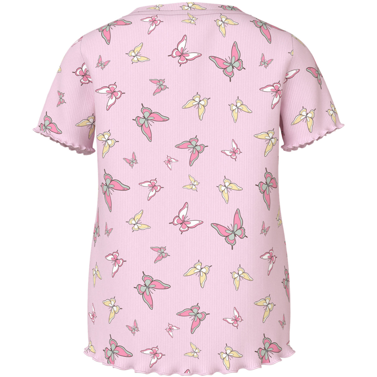 Name It Cradle Pink Butterflies Nmfvemma Aop Ss Slim Topp