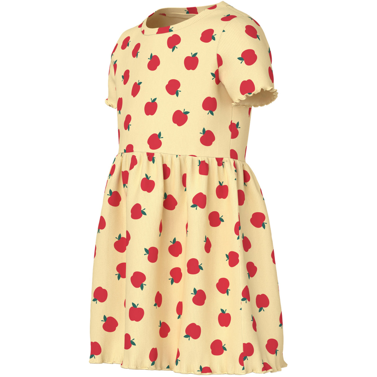 Name It Double Cream Apples Nmfvemma Ss Aop Klänning