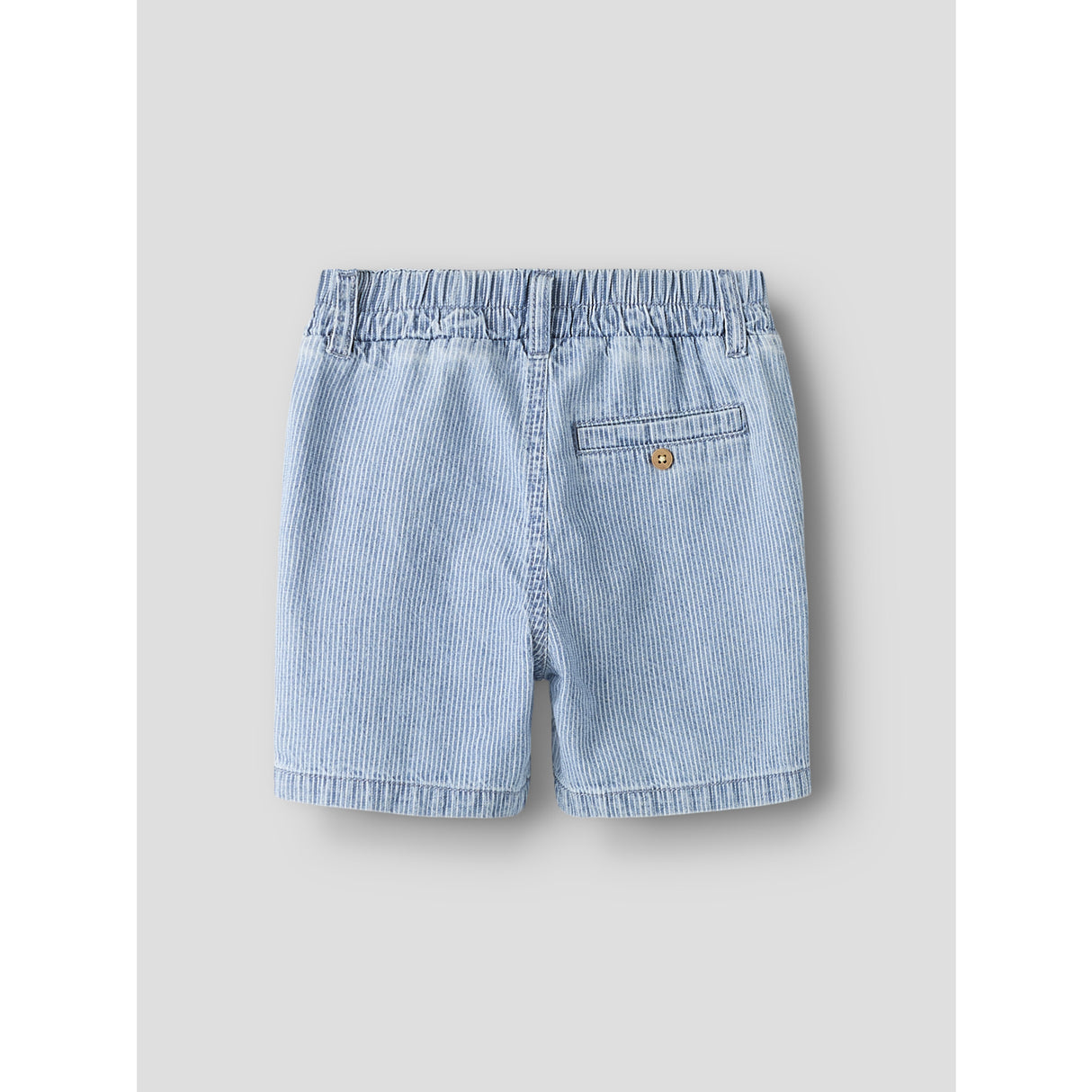 Name It Light Blue Denim Nmmryan Jog Stripe Dnm L Shorts 1910-Ip