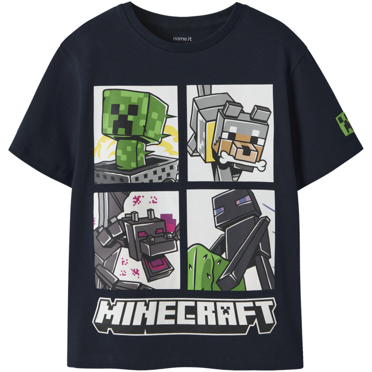Name It Navy Blazer Nkmmykin Minecraft Ss Nreg Topp Box Bfu