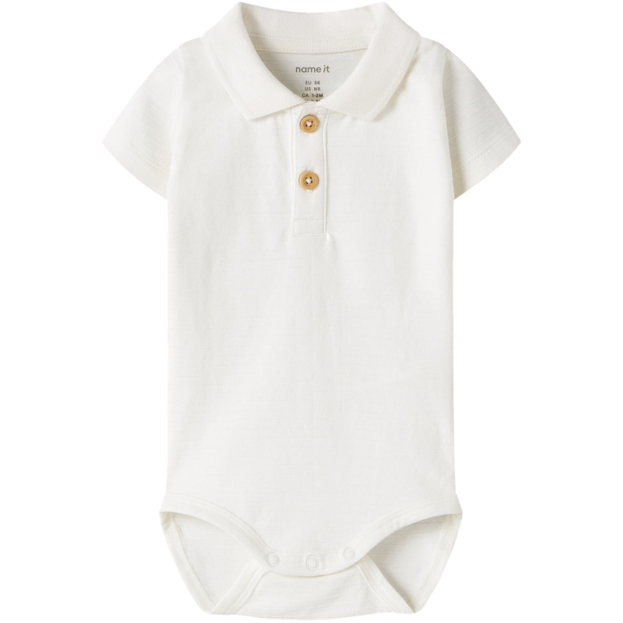Name It Cloud Dancer Nbmhofman Ss Pikétröja Body