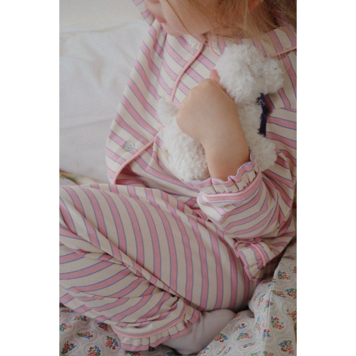 Konges Sløjd Lolly Stripe Pio Frill Sett Gots