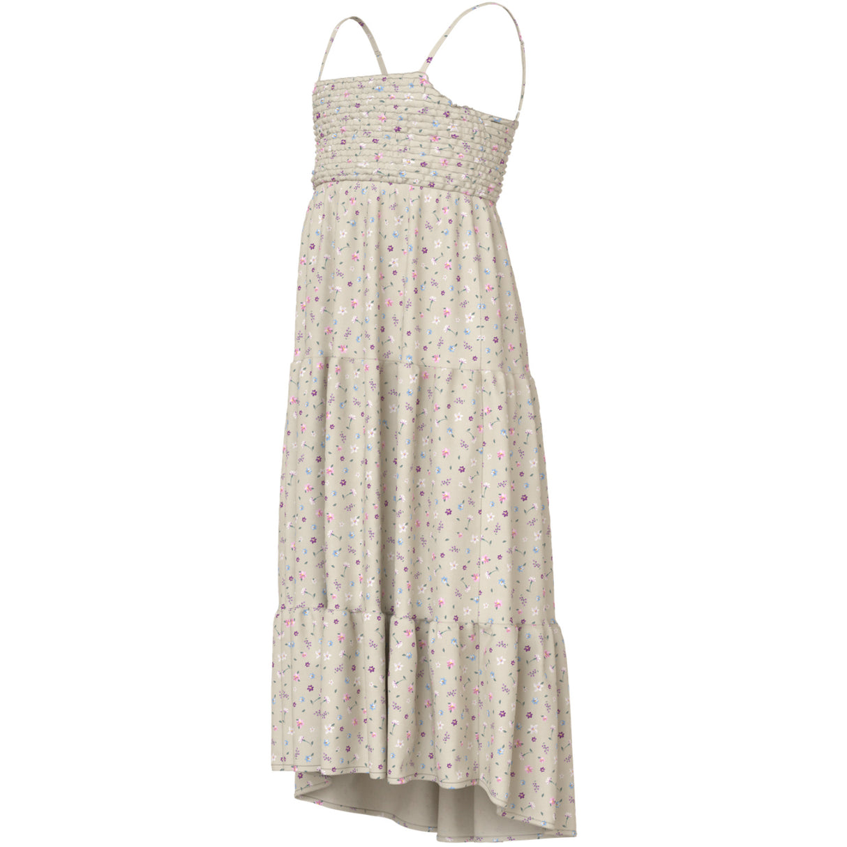 Name It Almond Milk Cute Flowers Nkfvinaya Rem Maxi Klänning